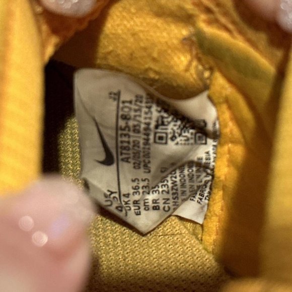 NIKE JR SUPERFLY ACADEMY TURF LASER ORANGE-BLACK-WHITE Size 4.5 Youth - Picture 5 of 5